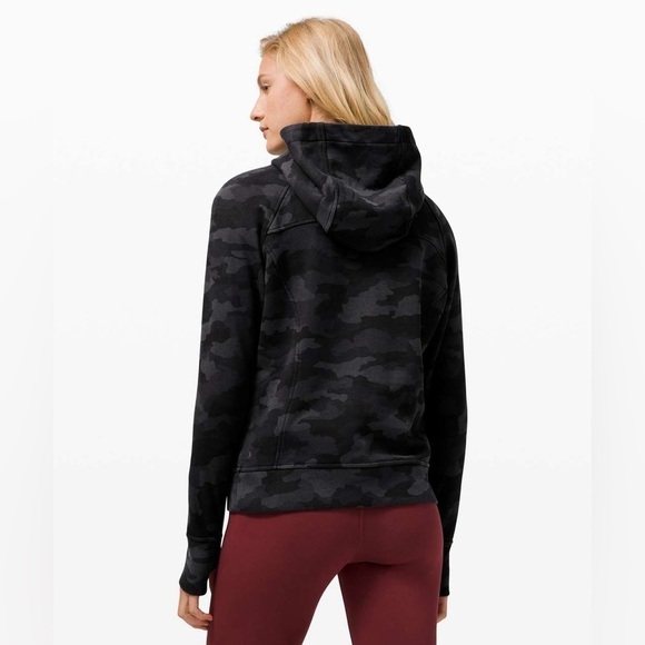 Lululemon Scuba Pullover Heritage 365 Camo Deep Coal Multi - Picture 2 of 12